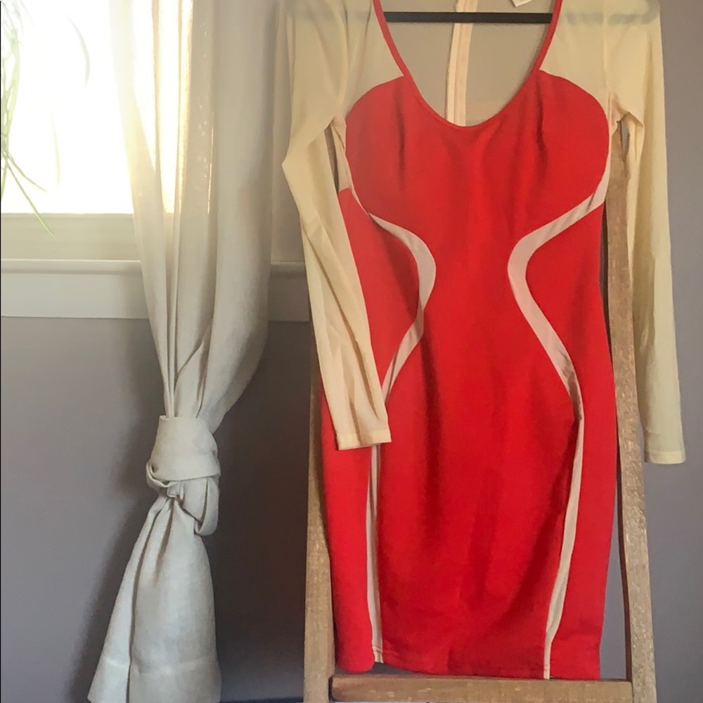 Red dress